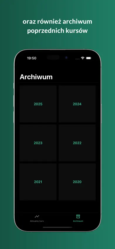 Średni Kurs NBP screenshot 2
