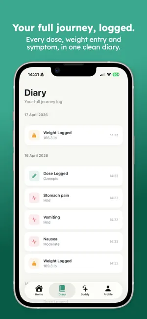 GLP-1 Buddy: Track Weight Loss screenshot 3