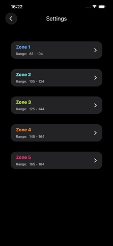 HR Zones Weekly Screenshot 2 of 3