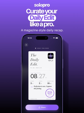 solopro: daily planner & to-do iPad screenshot