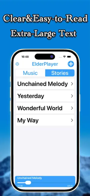 ElderPlayer-Local Audio Player screenshot 2