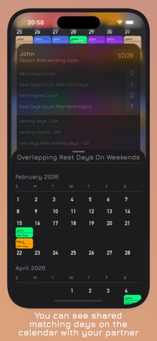 Calendarity iPhone screenshot