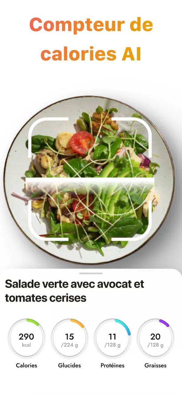 Screenshot #1 pour Compteur de Calories‧