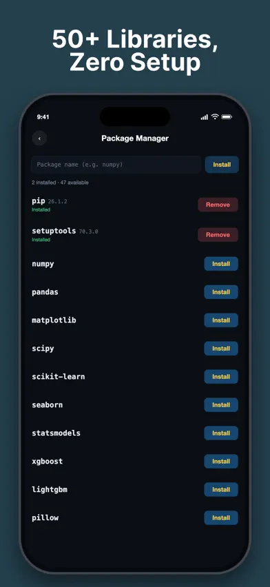 Python ⁺ Code Compiler IDE App screenshot 4