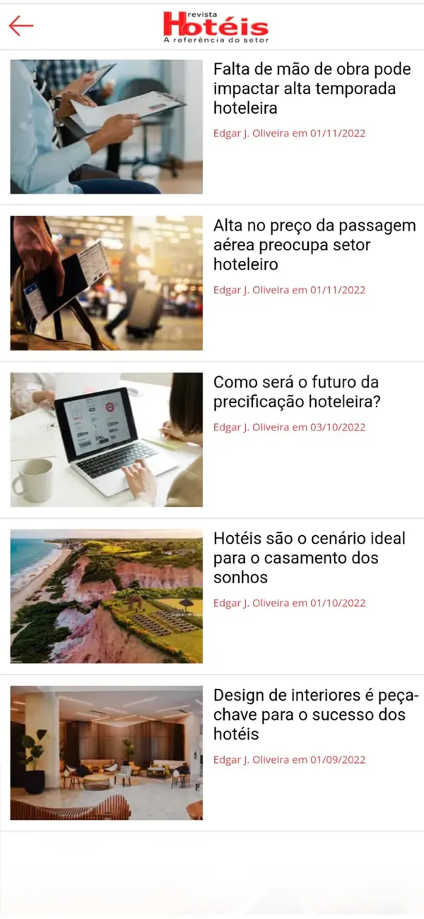 Screenshot #3 pour Revista Hotéis