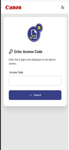 Authorized Send Connect iPhone screenshot
