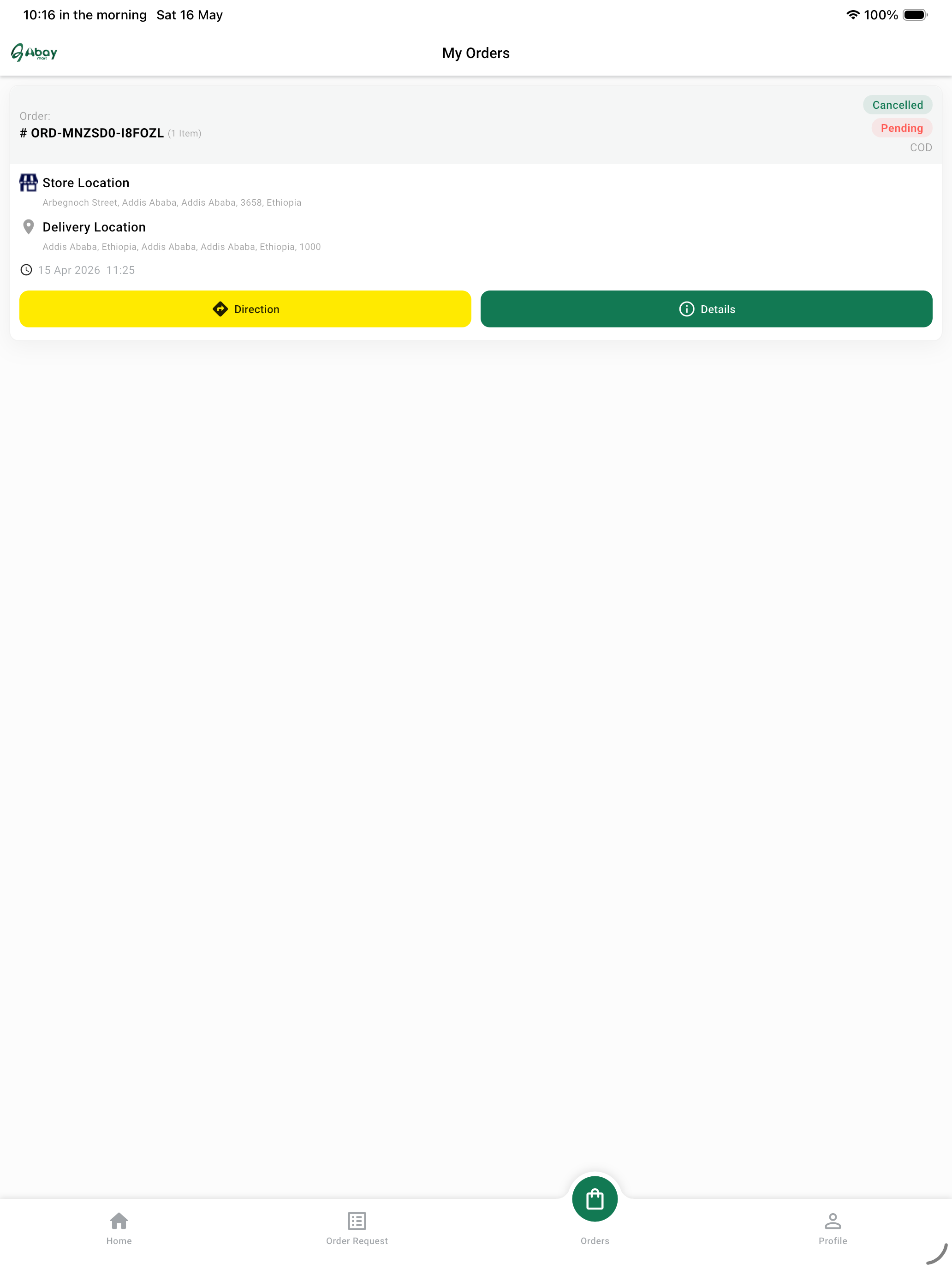 AbayMart Delivery