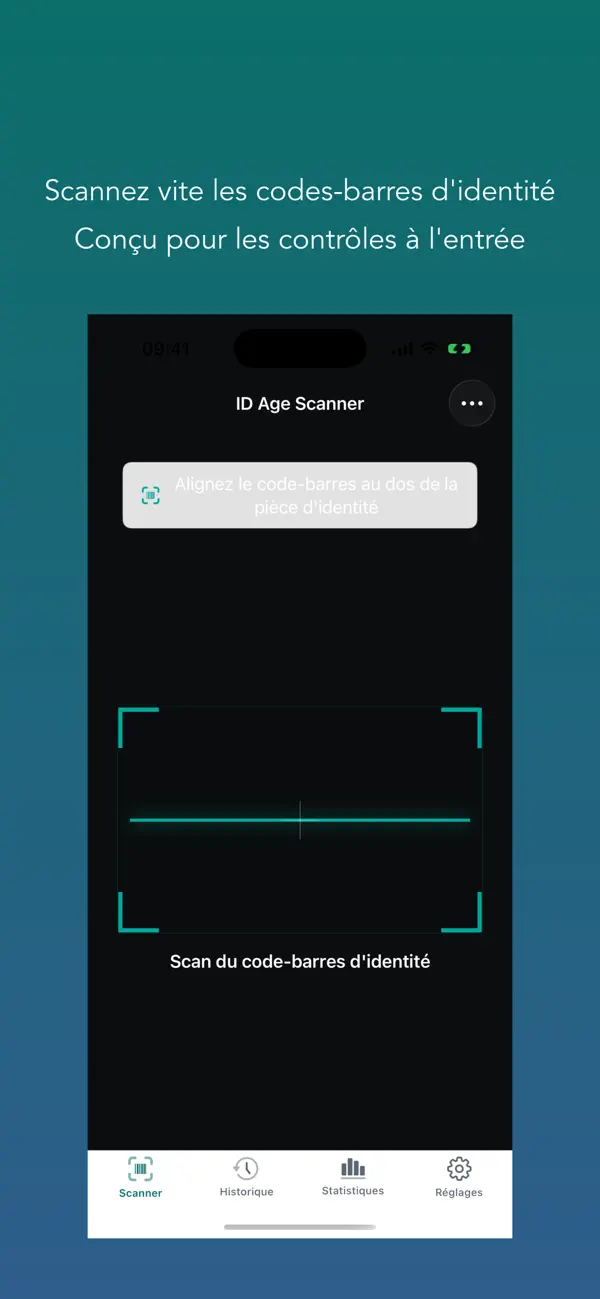 Screenshot #1 pour Scanner âge pièce ID