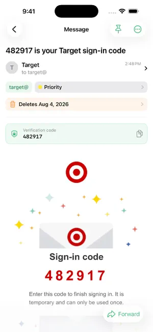 Jade Email screenshot 2