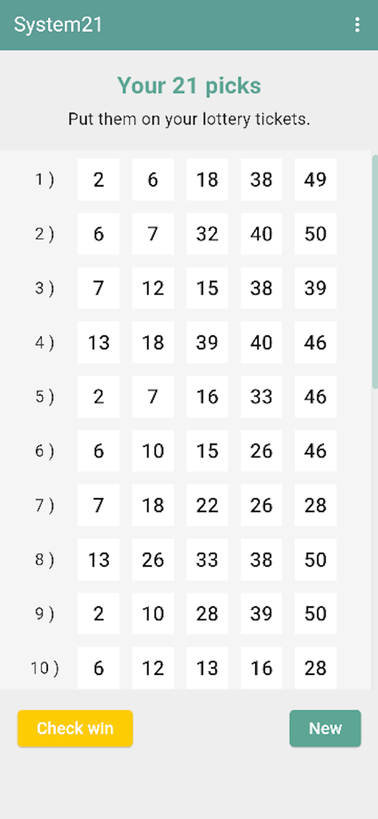 Lottery System21 screenshot 3