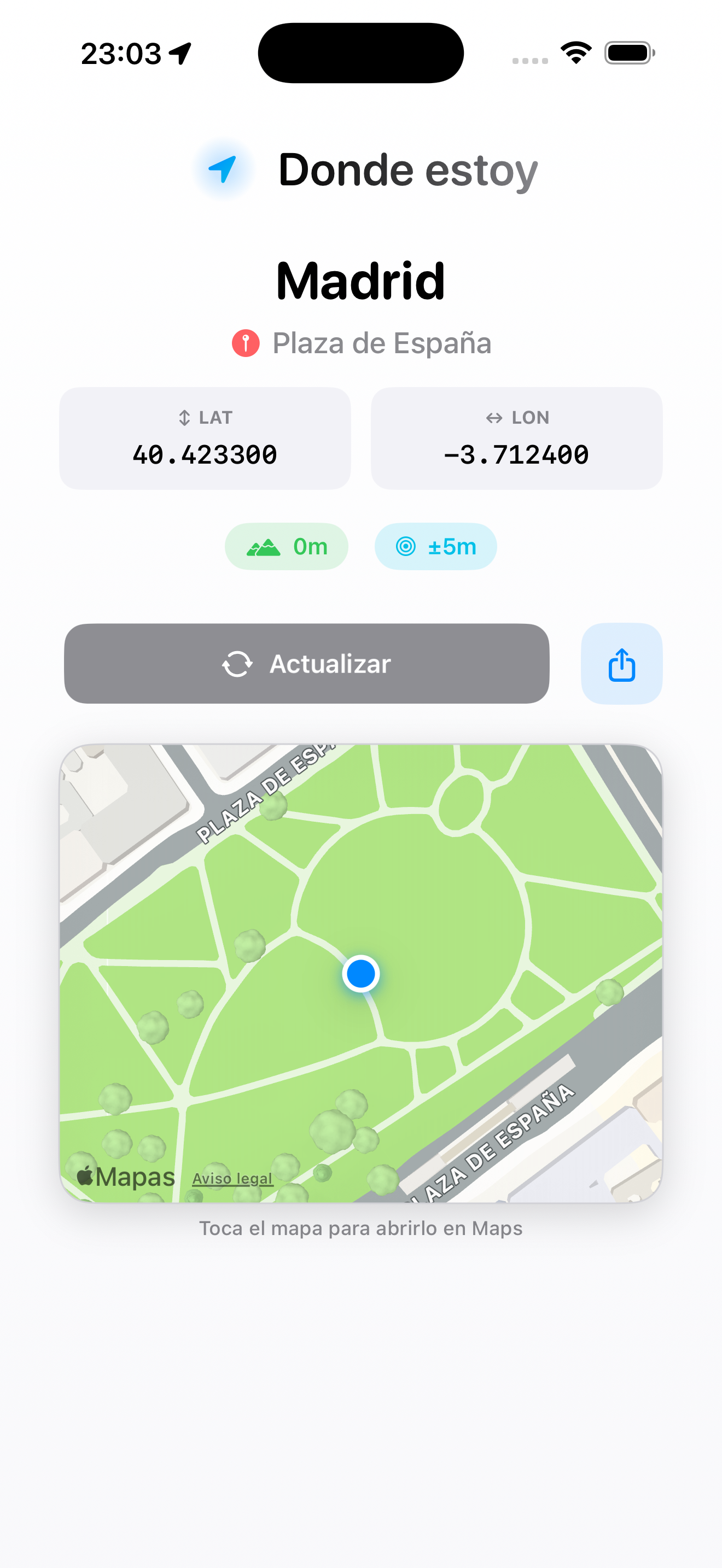 Donde Estoy - Ubicacion