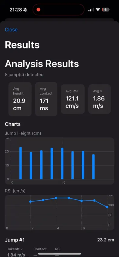 VerticalJumpTest screenshot 5