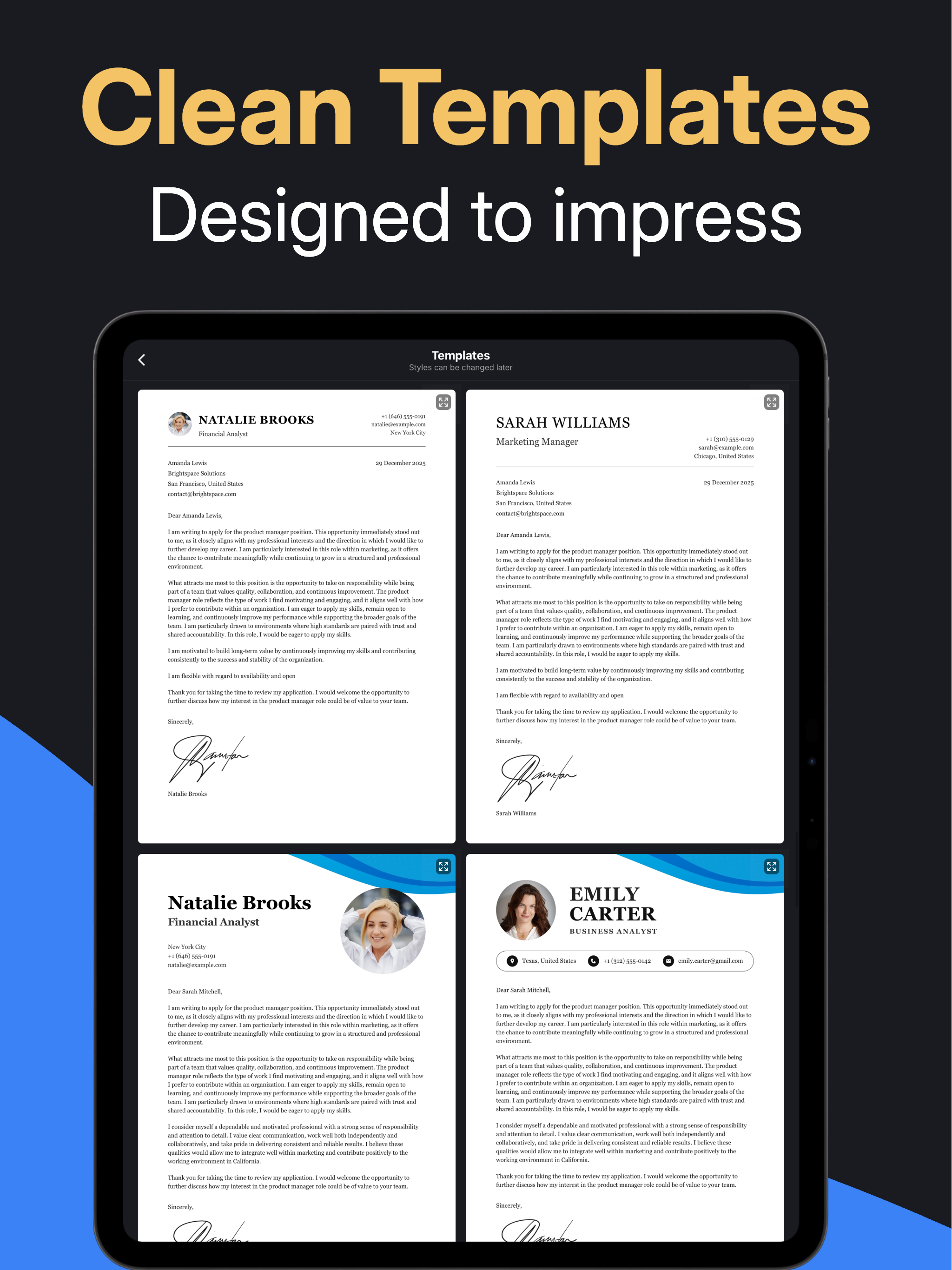 Cover Letter Maker - Get Hired