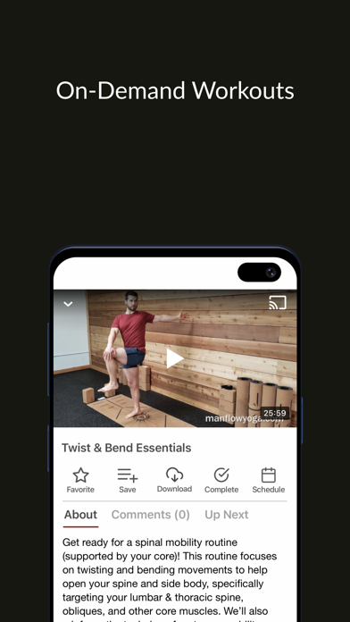 Man Flow Yoga | Yoga for Men Screenshot 3 - AppWisp.com Man Flow Yoga | Yoga for Men Screenshot 3 - AppWisp.com