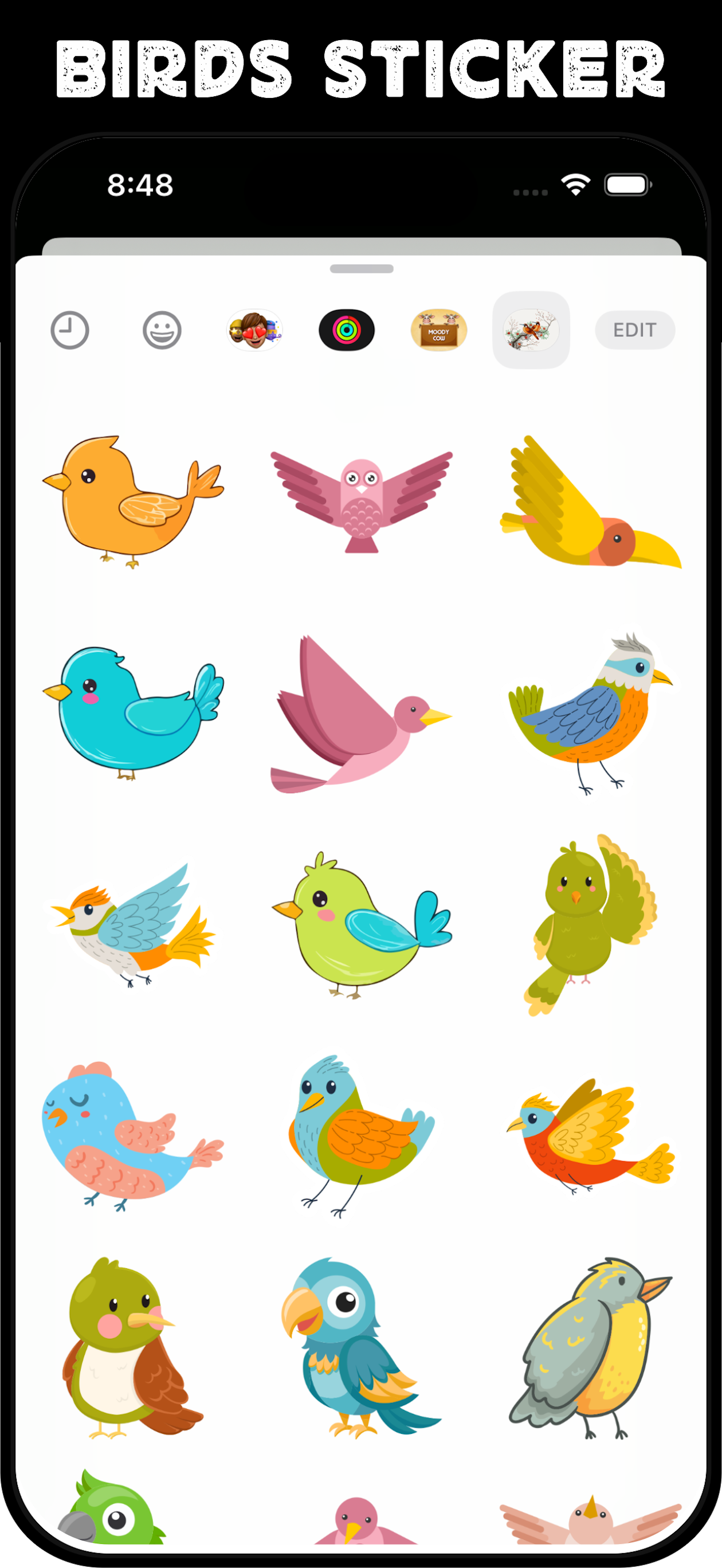 Bird Stickers! screenshot 2