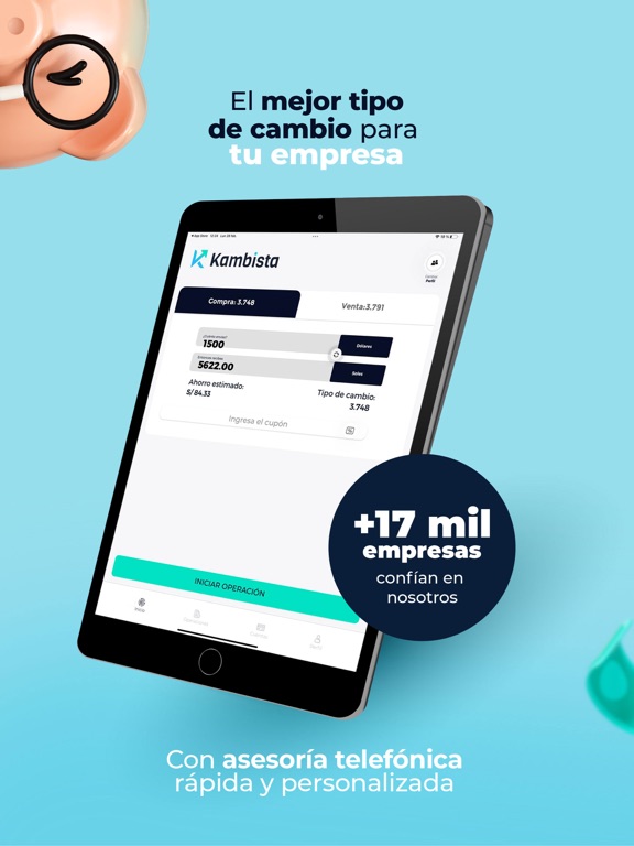 Kambista iPad screenshot 7 - Finance app