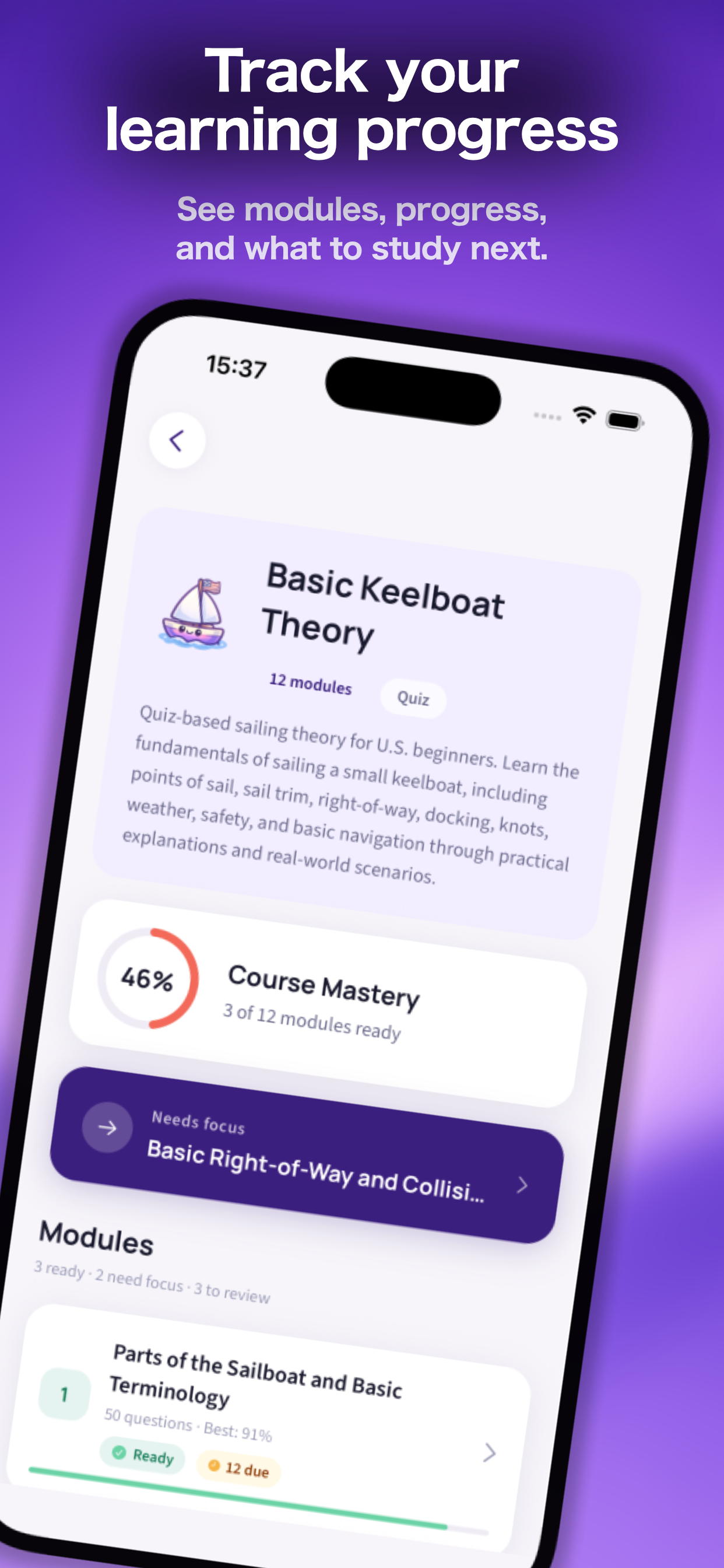 SailQuiz: Sailing Exam Prep screenshot 3