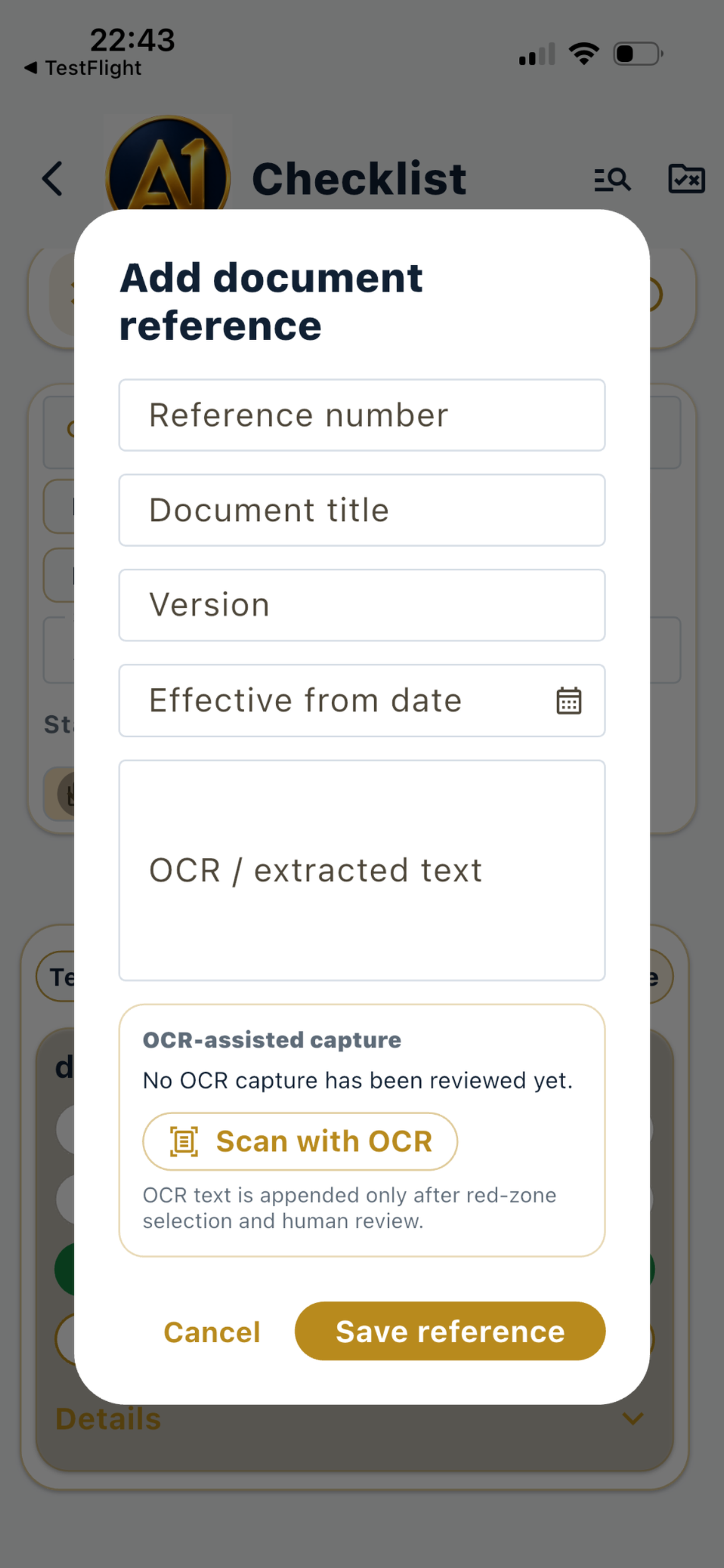 A1 Audit screenshot 6