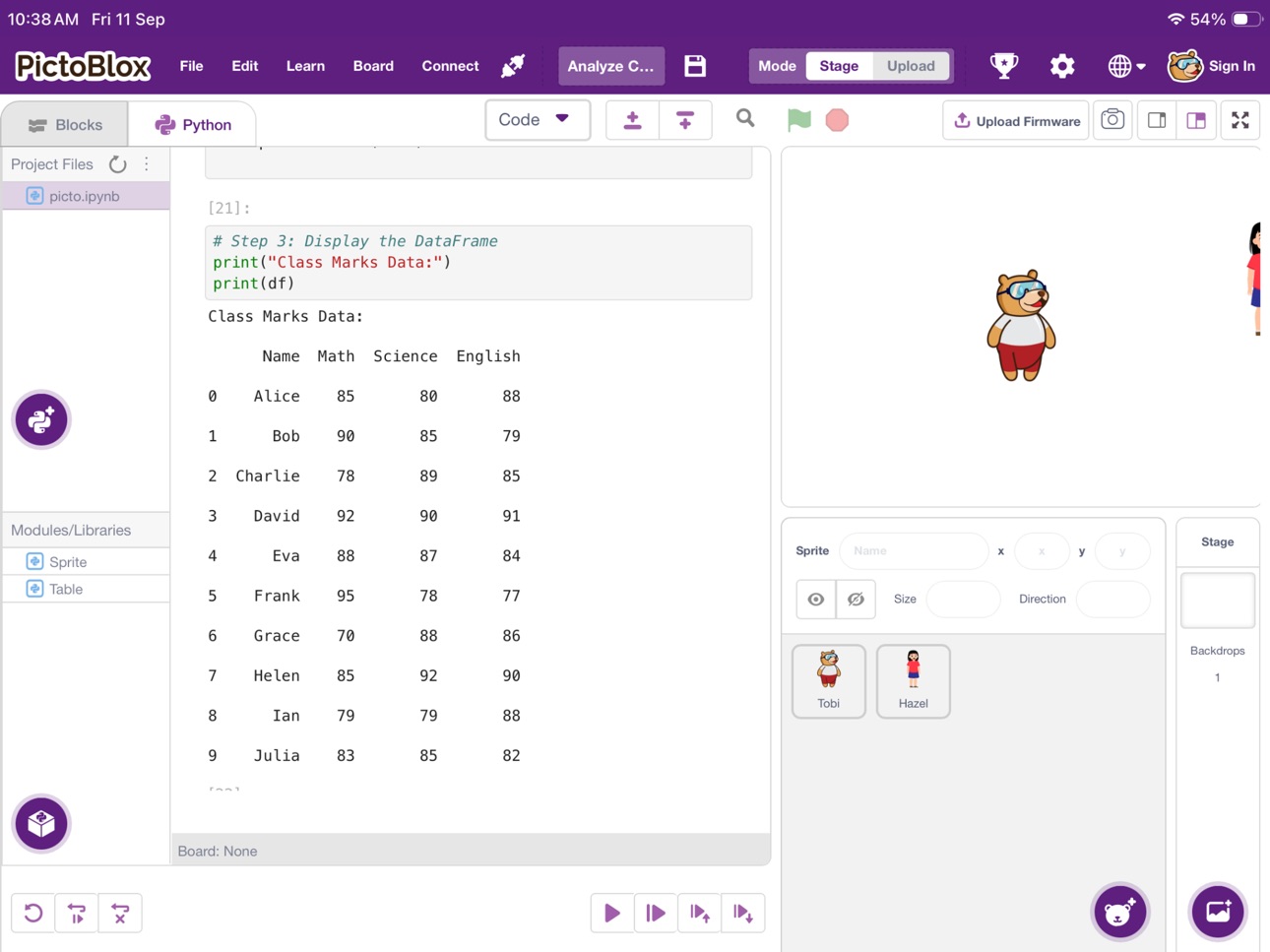 Screenshot 3 of PictoBlox Studio