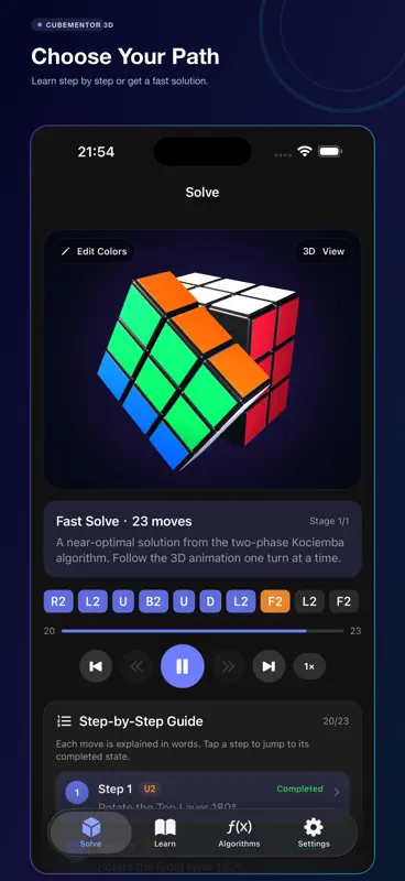RubiksCube 3D screenshot 2 of 6