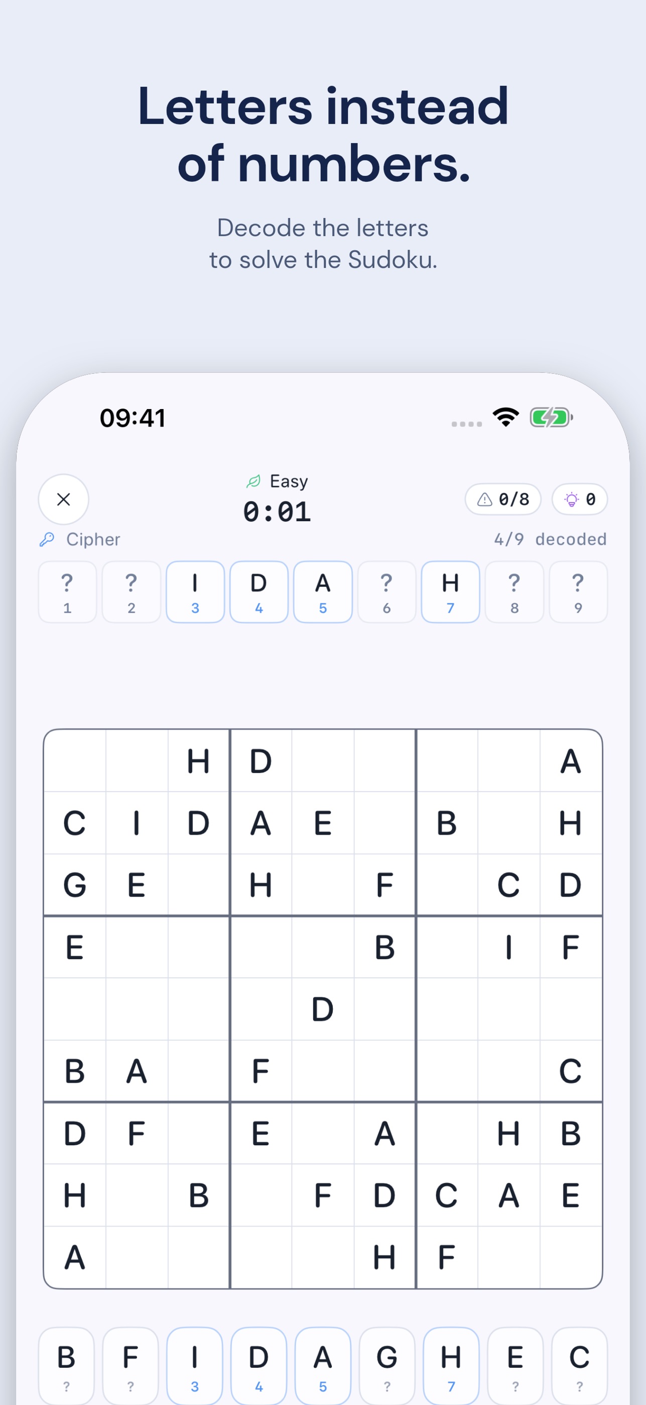 Screenshot 3 of Kaidoku · Daily Sudoku