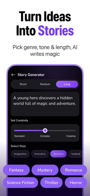 AI Story Generator Write Essay screenshot 2
