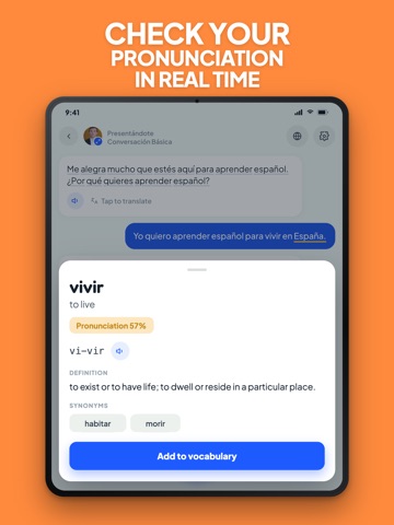 Speak Languages - Leximo AI iPad screenshot