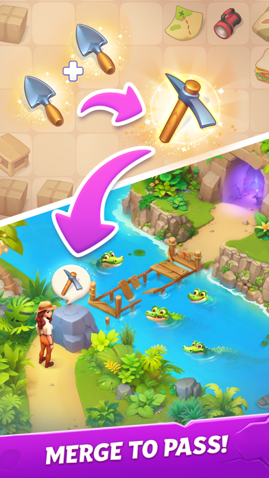 Merge Adventure: Merging Game Screenshot 2 - AppWisp.com Merge Adventure: Merging Game Screenshot 2 - AppWisp.com