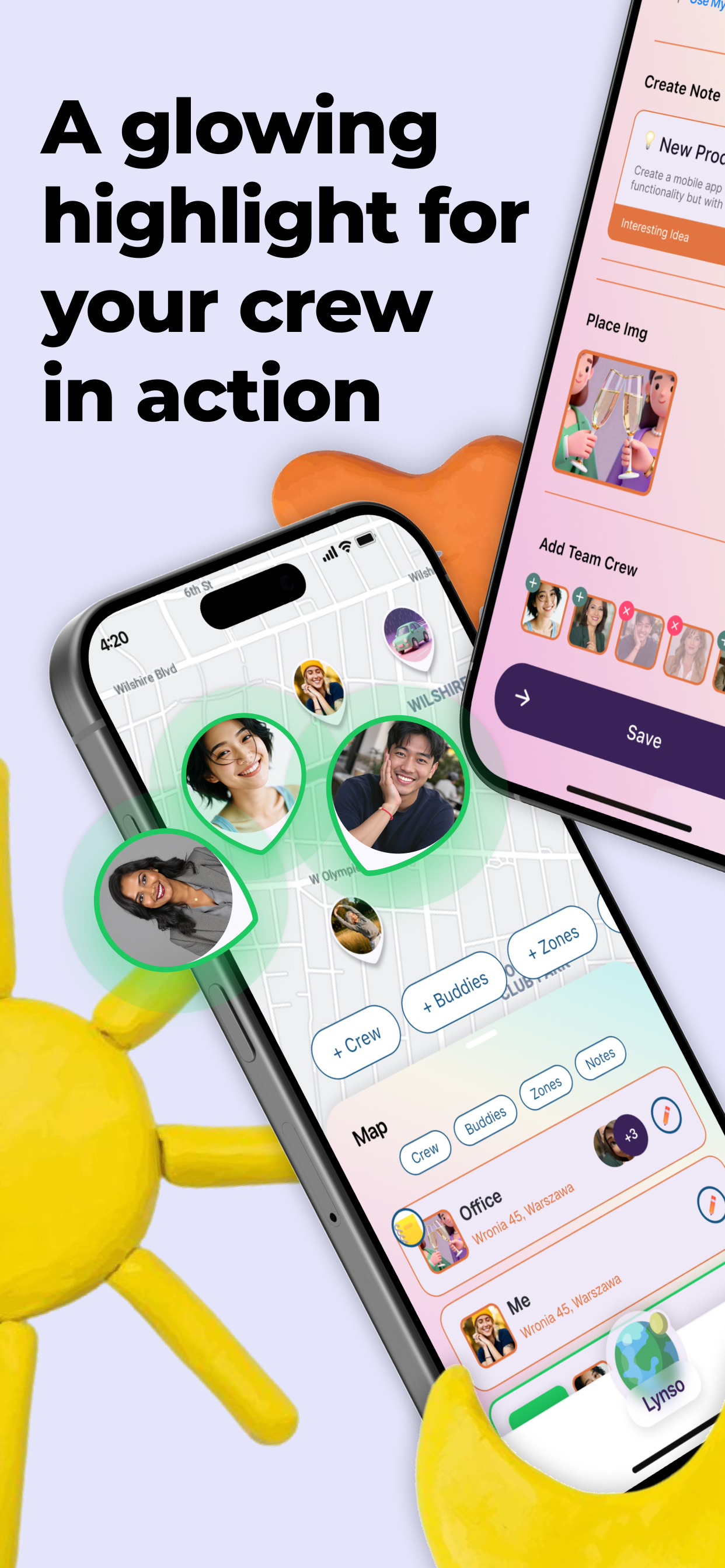 Location Phone Tracker: Lynso.