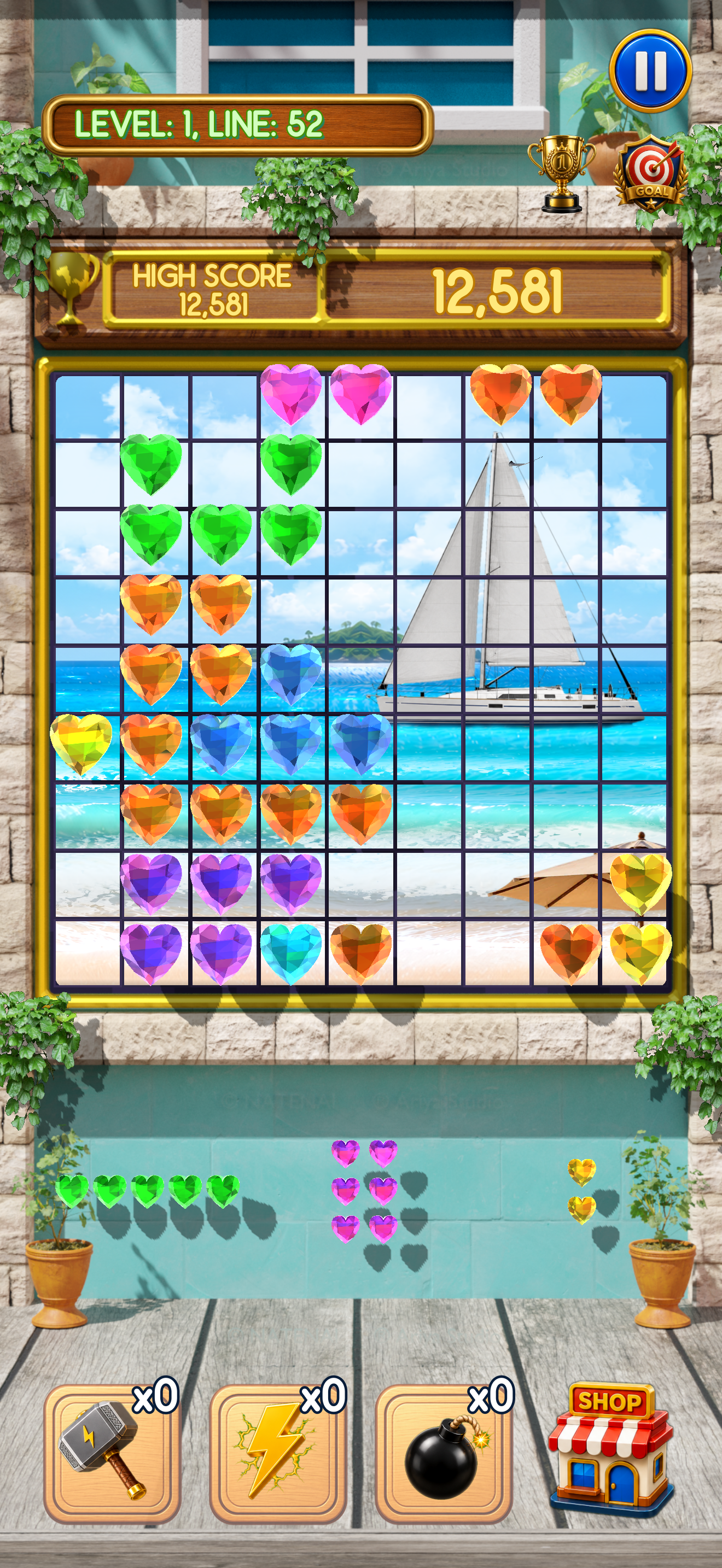 Gem Puzzle Island screenshot 9