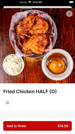 The Horny Toad iPhone screenshot 3 - Food & Drink app