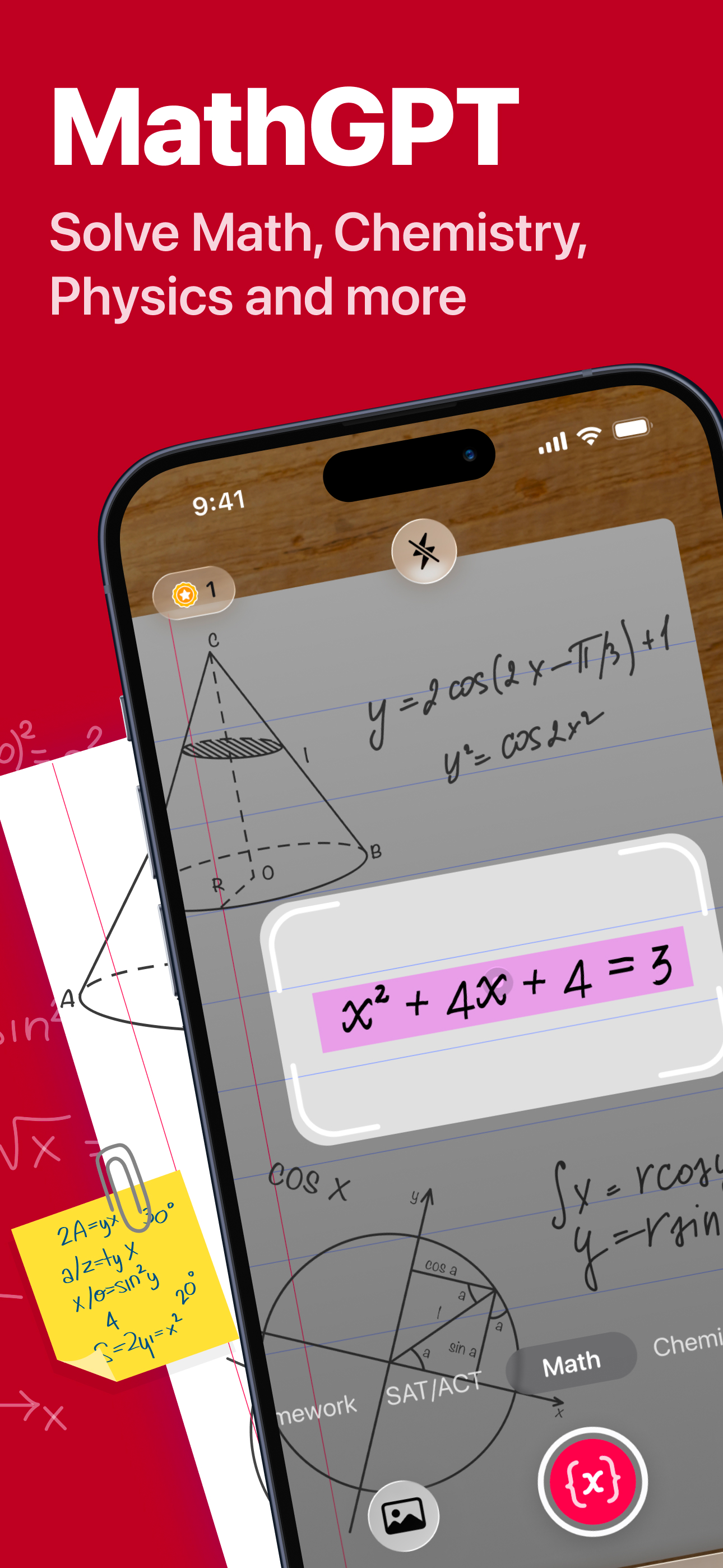 MathGPT Math Solver & Homework