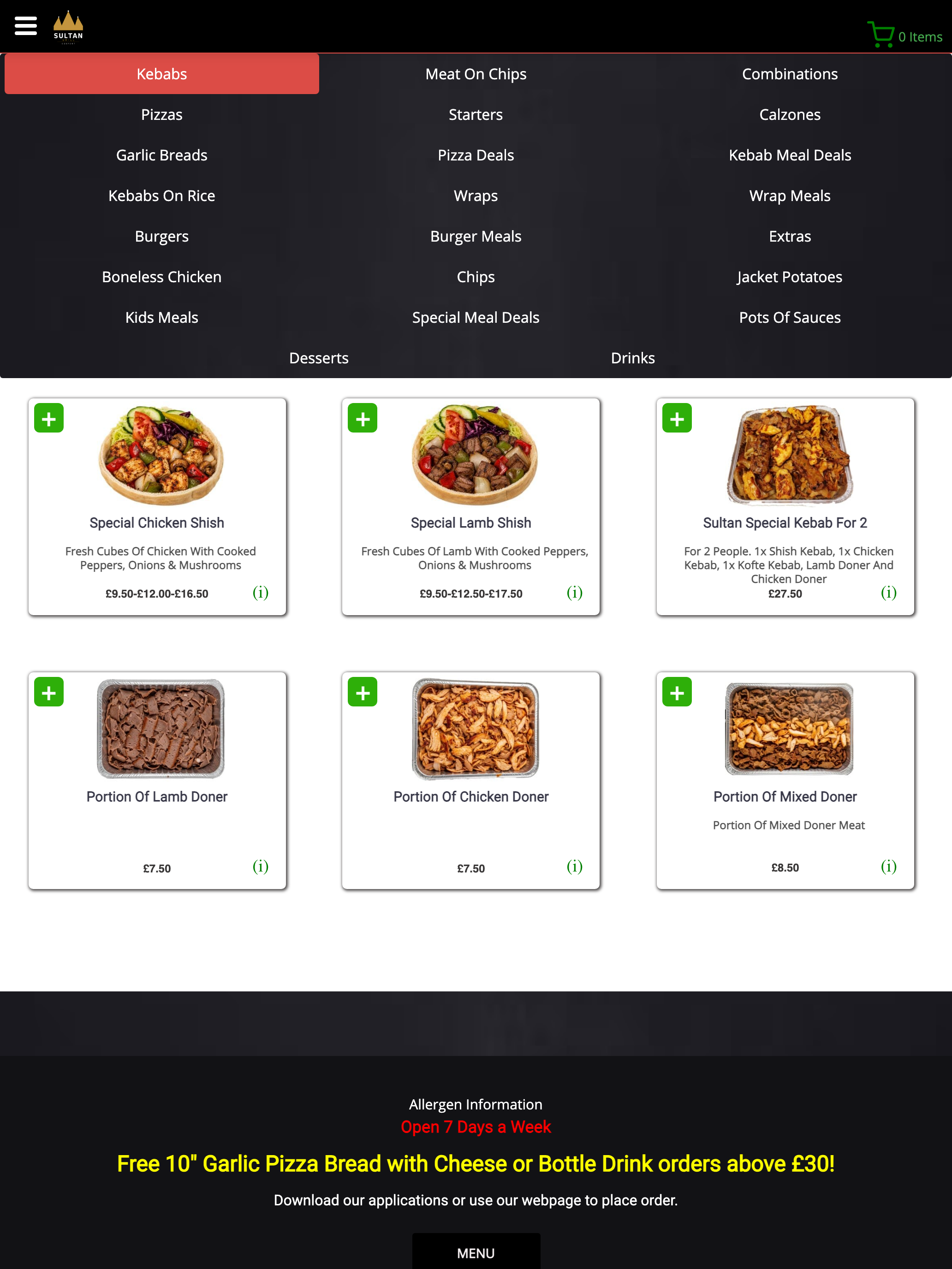 Sultan Grill Pizza Gosport screenshot 8