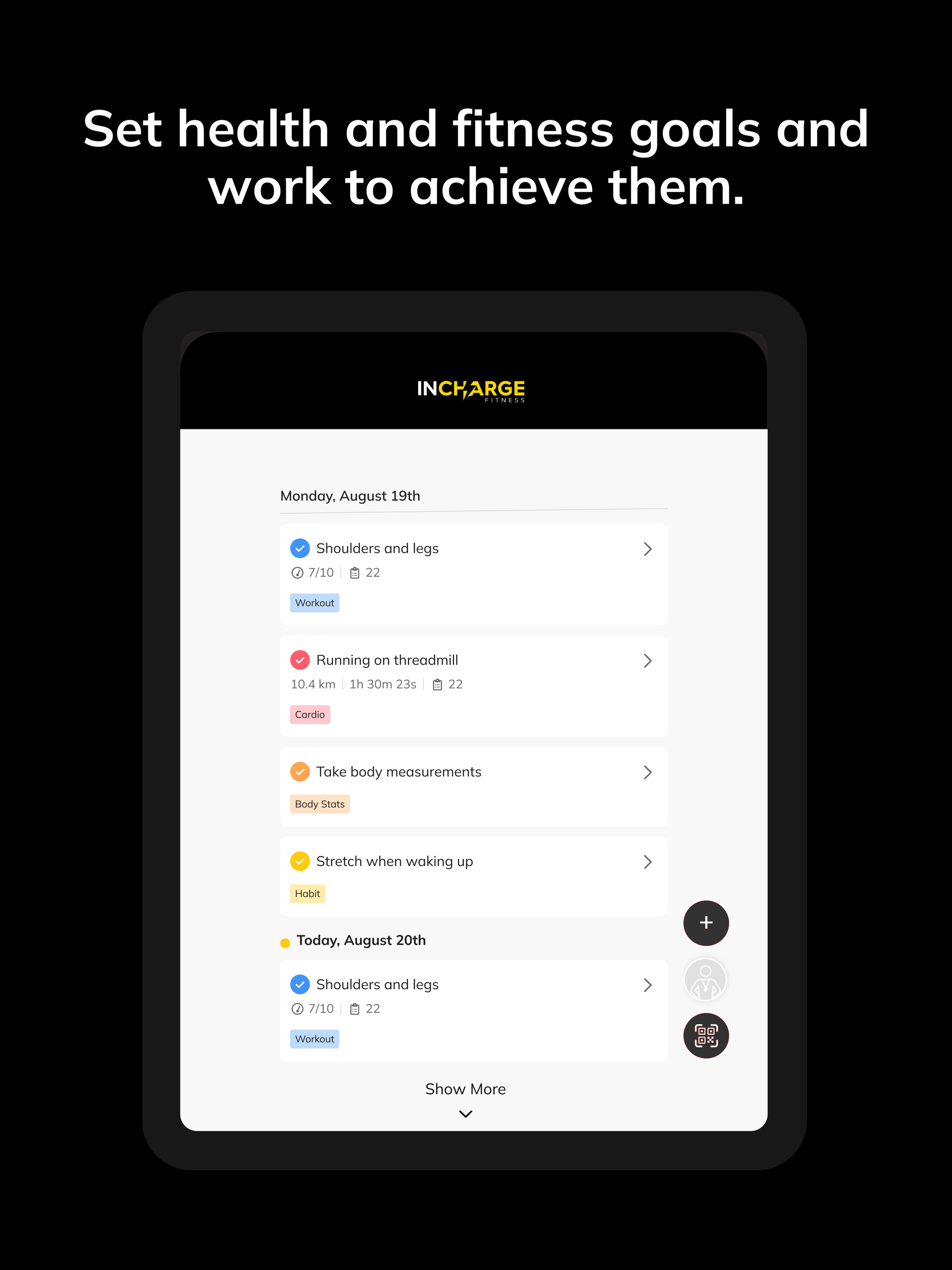 InChargeFitness screenshot 10