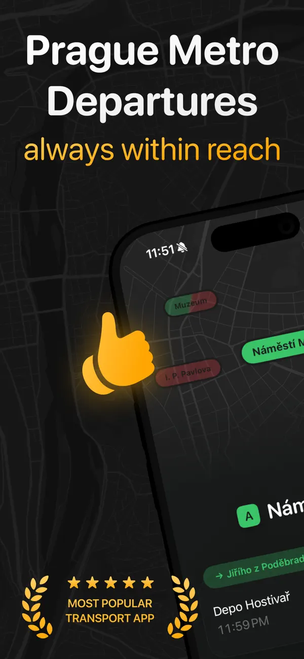 Screenshot #1 pour Metroji: Prague Metro App
