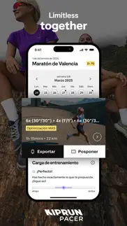 kiprun pacer planes de carrera iphone capturas de pantalla 1