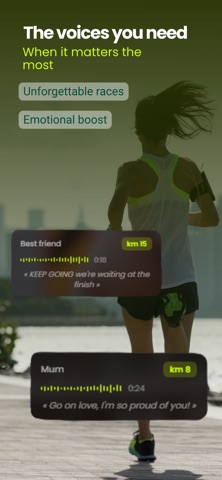 Cobbr : encouragements running iPhone screenshot