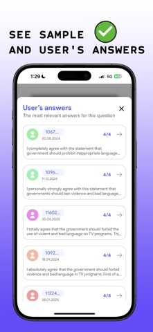 PTE Practice & Mock Tests iPhone screenshot