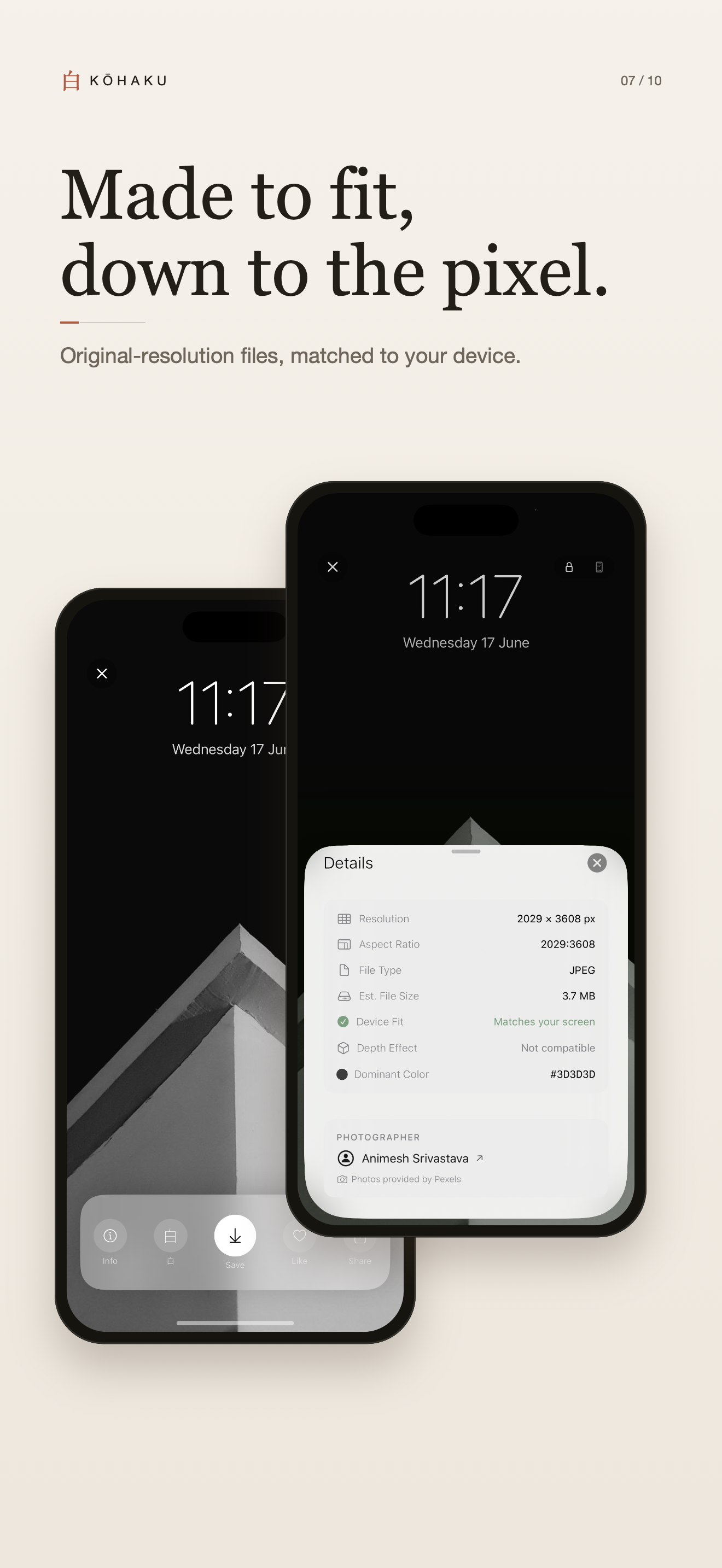 Kōhaku : AI Wallpaper. No Ads
