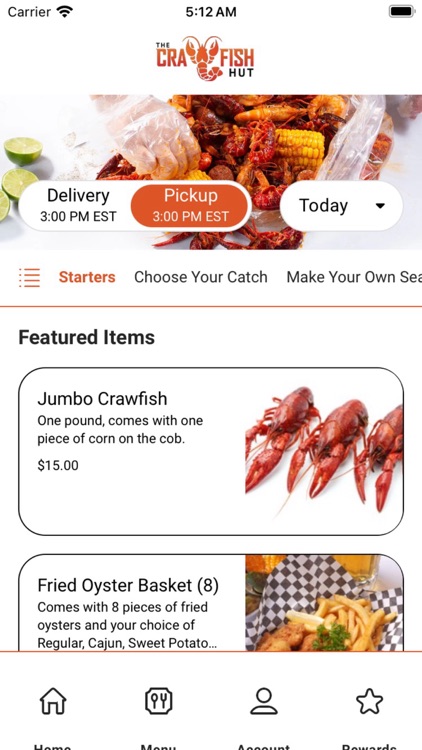 The Crawfish Hut App