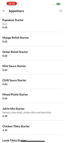 Jafrin Indian Takeout Screenshot 3 of 4