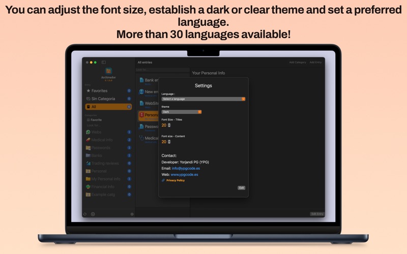 App screenshot