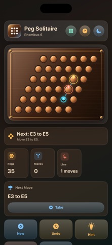 Wood Peg Solitaire Screenshot 6 of 10