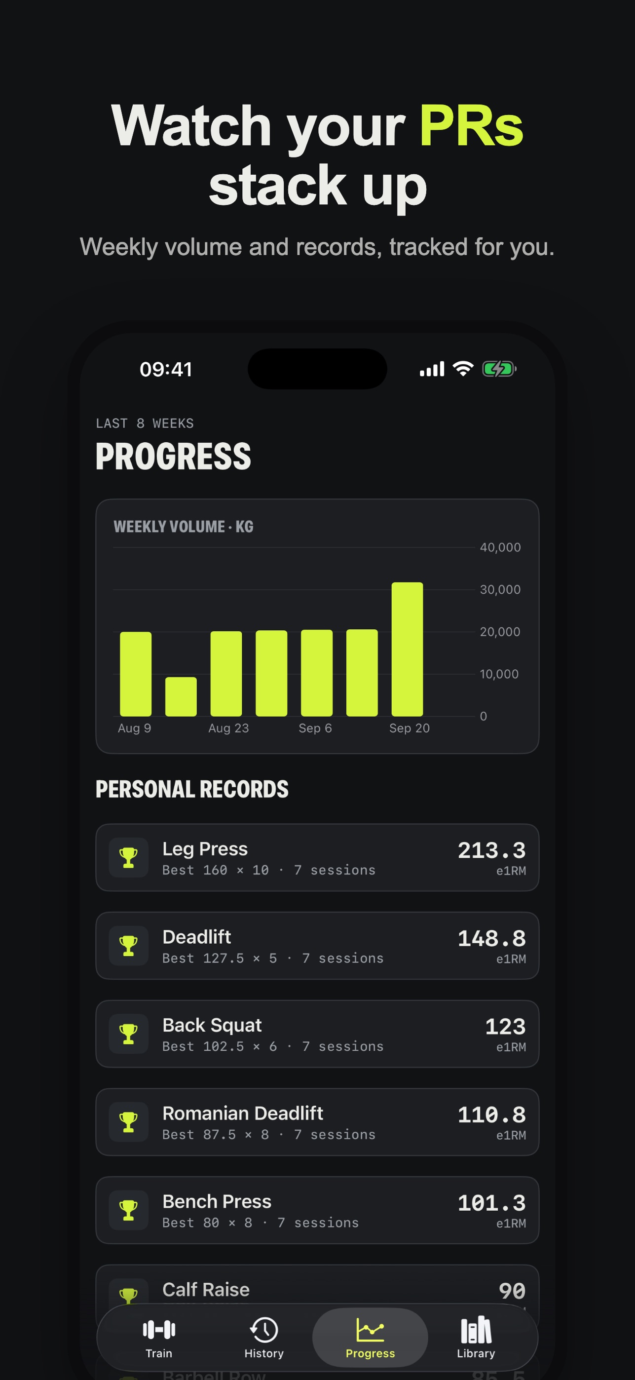 Screenshot 4 of Kettlebook: Gym Workout Log
