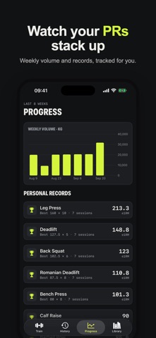 Kettlebook: Gym Workout Log screenshot 4