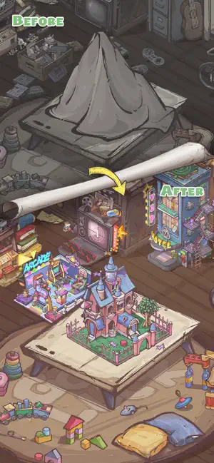 Merge Mini: Tiny World Puzzle screenshot 2
