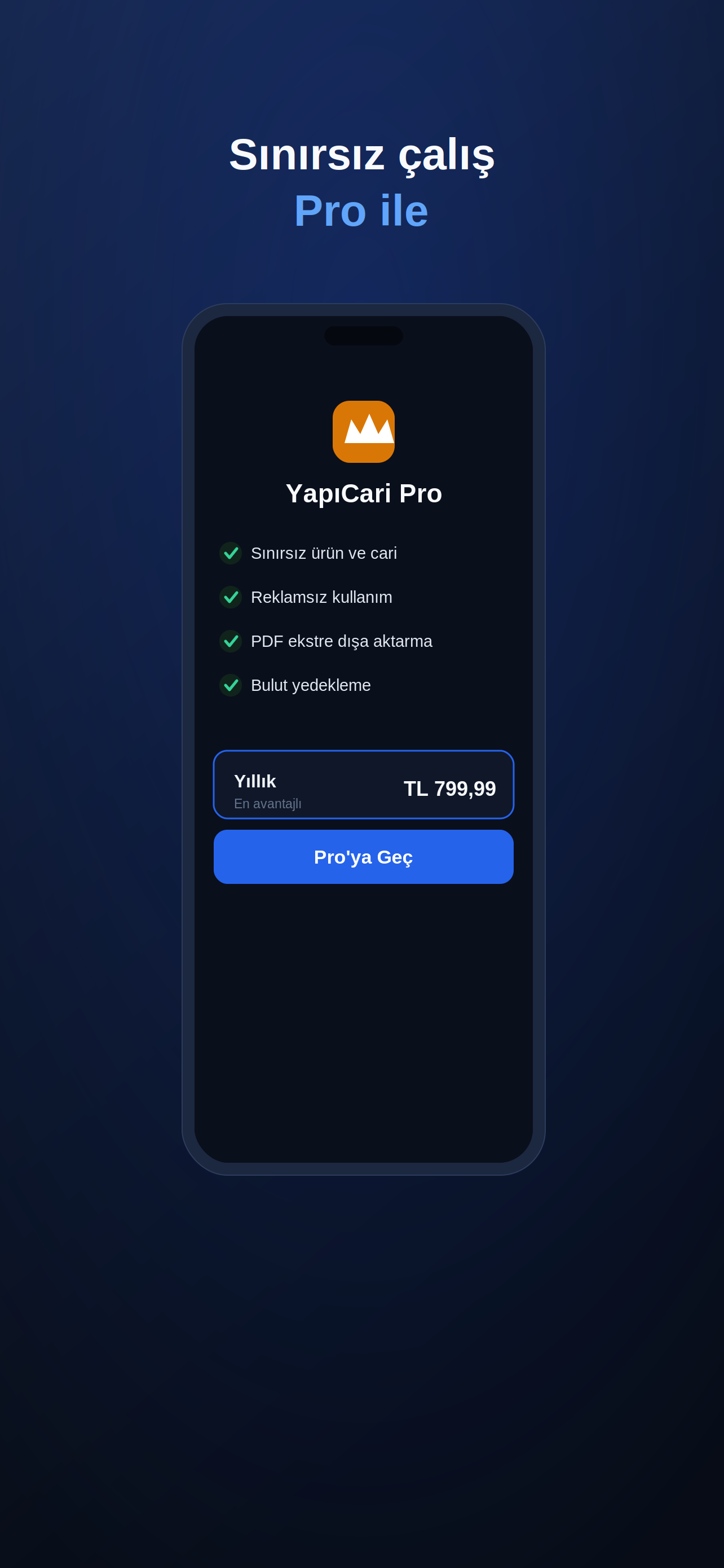 YapıCari - Cari & Stok Takibi screenshot 3