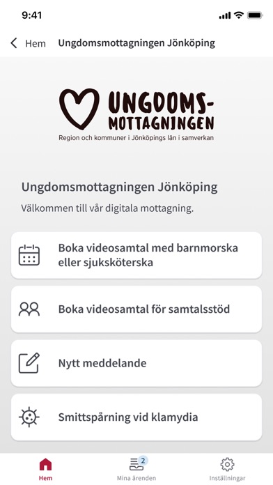 Min vård Region Jönköpings län iPhone screenshot 3