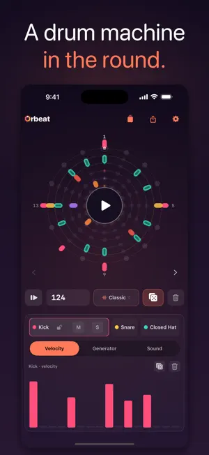 Orbeat: Drum Machine screenshot 1