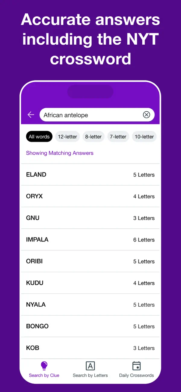 #4. Crossword Solver Plus (iOS) Podle: LoveToKnow, Inc.